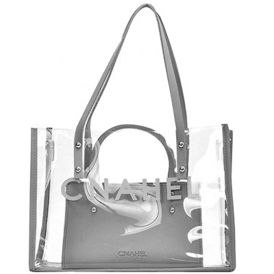 2pcs Messenger Crossbody Shoulder Bags Clear PVC women tote bag jelly luxury transparent handbags women 2020