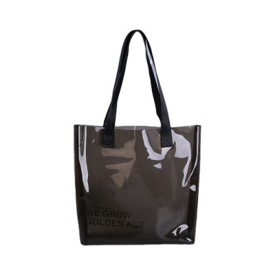 plastic promotional pvc tote bag with handle for beach or travel carry