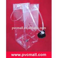 Fancy Wholesale Promotional Pvc Ice Wine Bag With hangtag