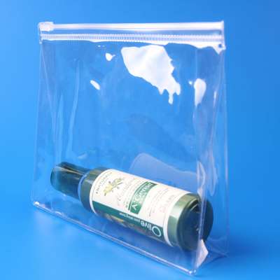 pvc waterproof zip lock bag cosmetic zipper bag