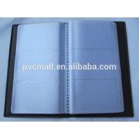 Pvc Business Name Card Holder With Multiple Sleeves,name book