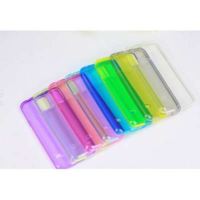 Clear TPU Silicone gel soft Case For Samsung Transparent Colorful Cover Skin Mix order