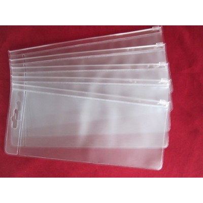 Promo Clear See Through Plastic Pvc Vinyl Transparent Window Zipper Travel Shampoo Bag