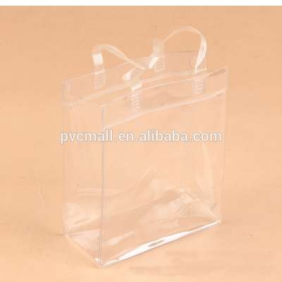 waterproof plastic clear pvc duffel zipper tote bag